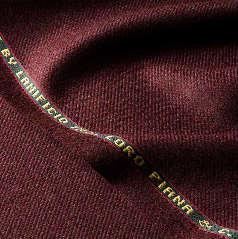Loro Piana Cashmere · Burgundy twill