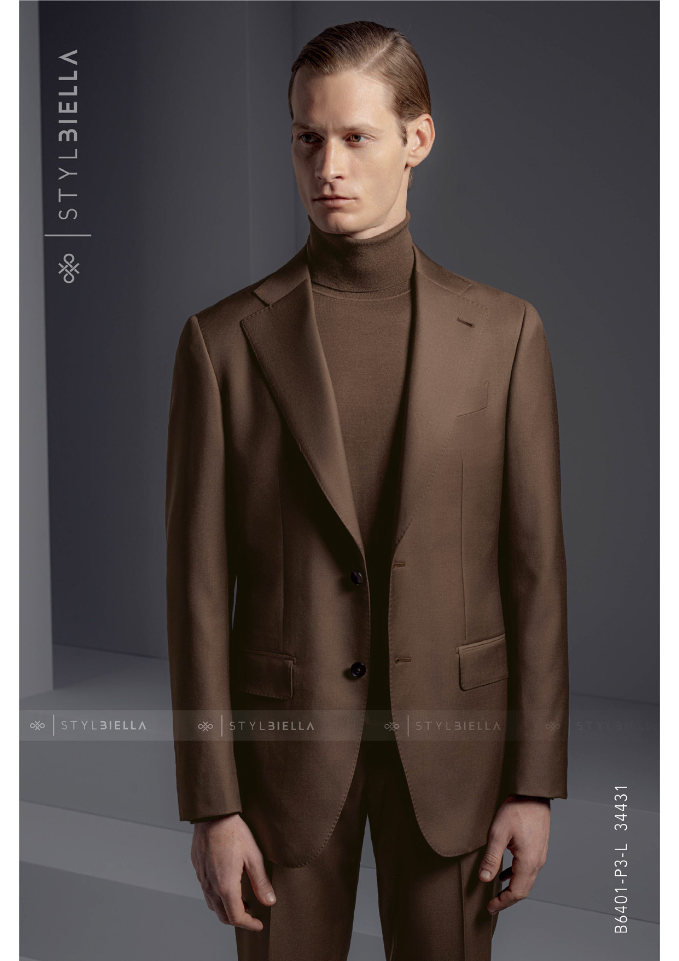 Stylbiella Brown wool suit