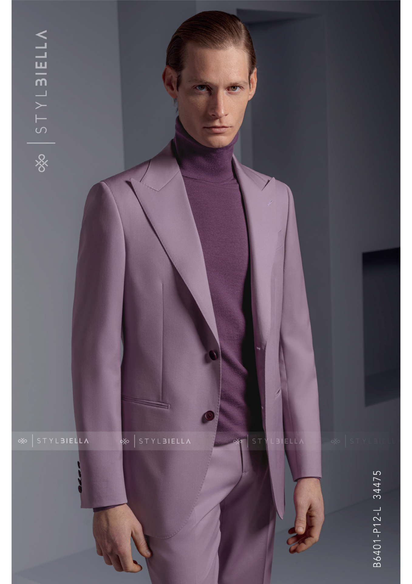 Stylbiella Lavender wool suit